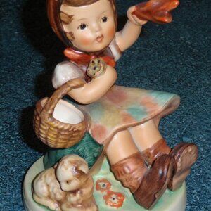 "Farewell" Goebel Hummel Figurine #65 TMK5 Girl Waving Goodbye Mother's Day Gift